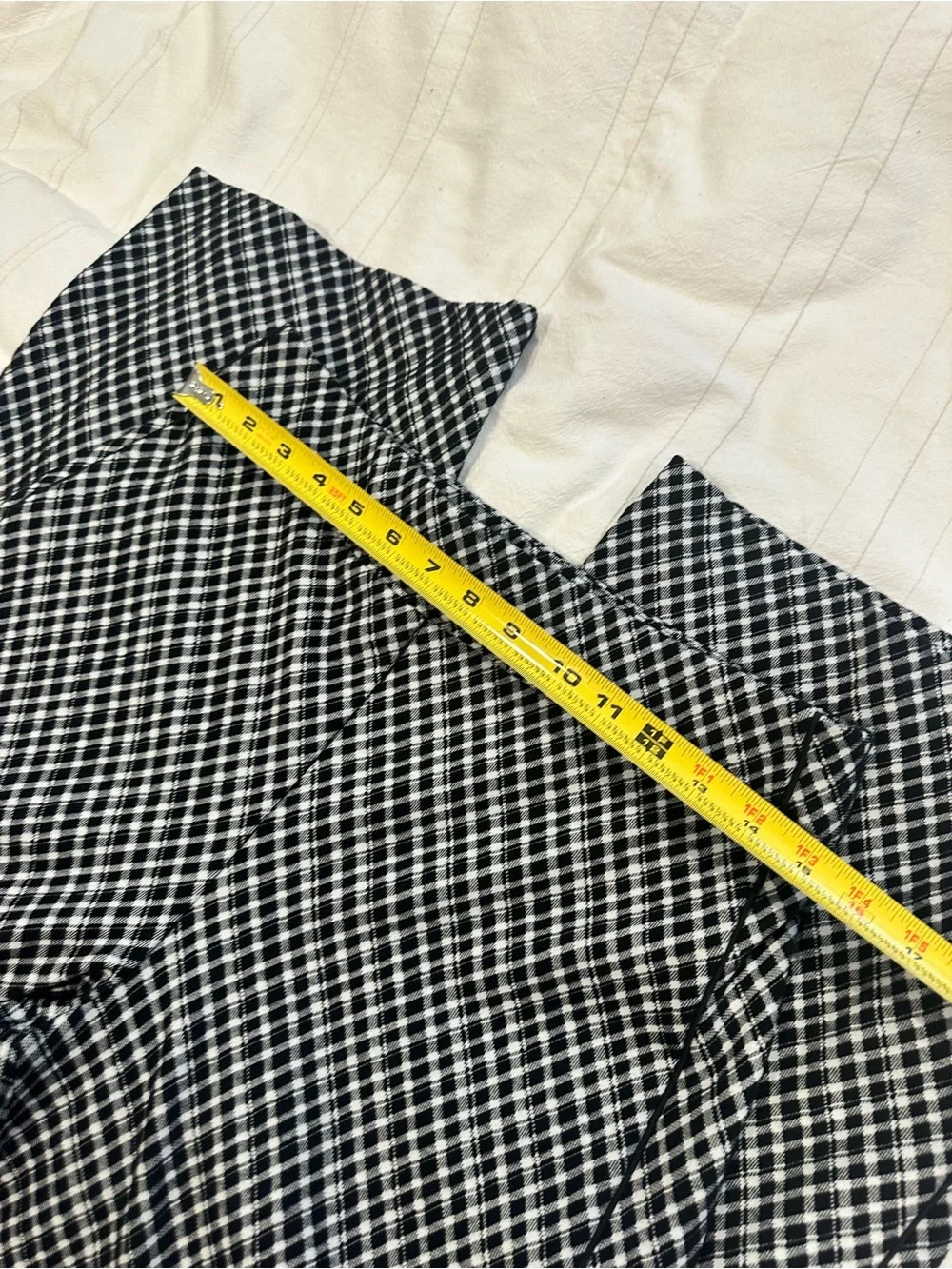 Spanx Black & White Checkered Dress Pants
